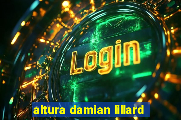 altura damian lillard